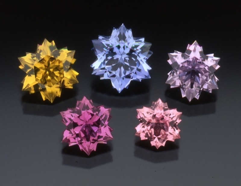 Assorted Snowflake Cut Sapphires