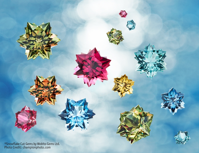 Assorted Snowflake Gems
