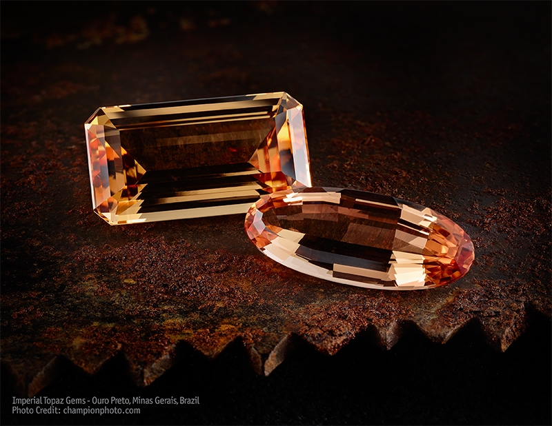 Wobito Cut Imperial Topaz from Brazil